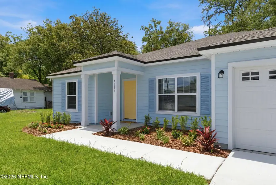 Exterior details and patio area of a home in , Jacksonville (Image 3). Exterior details and patio area of a home in , Jacksonville (Image 3).