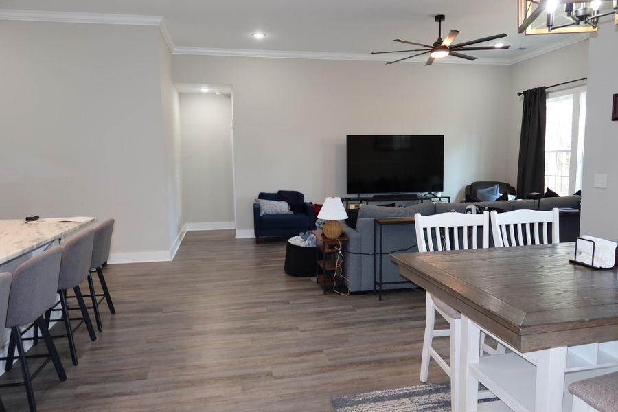 Furnished interior view inside a new home in , Santee (Image 12).
