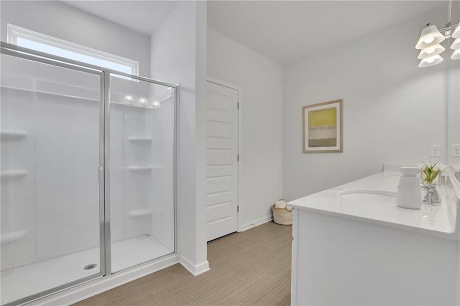 Furnished interior view inside a new home in , Cartersville (Image 28).