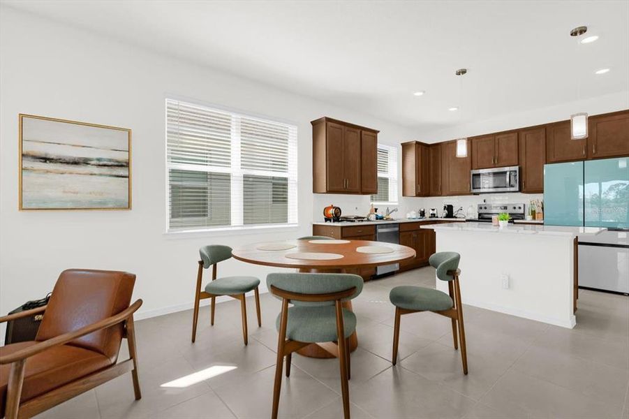 Furnished interior view inside a new home in Tohoqua Reserve, Kissimmee (Image 21).