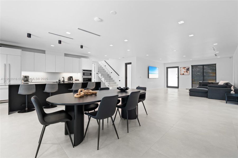 Furnished interior view inside a new home in , Miami (Image 9). Furnished interior view inside a new home in , Miami (Image 9).