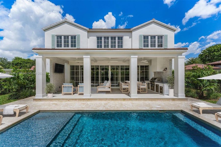 Exterior details and patio area of a home in , South Miami (Image 18).
