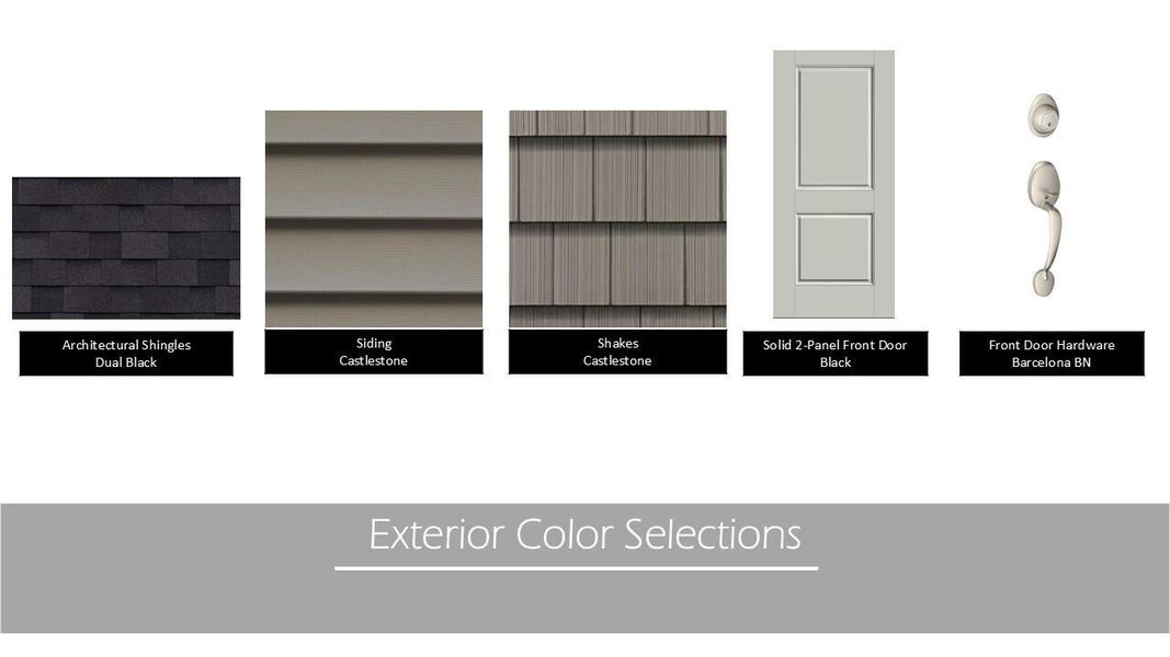 Sample of building materials used in homes in Timothy Lakes, Ridgeville (Image 10).