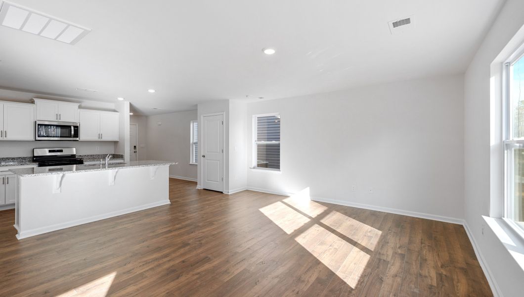 Representative unfurnished interior of a home built from the Elston by D.R. Horton in Paddock Point, Roebuck (Image 16).