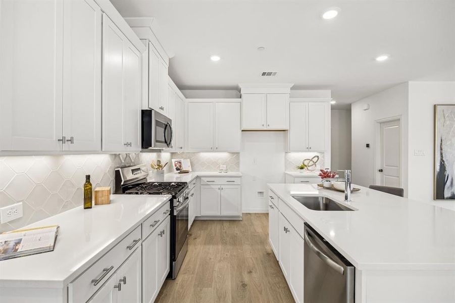 No shortage of space or style in this dream kitchen!