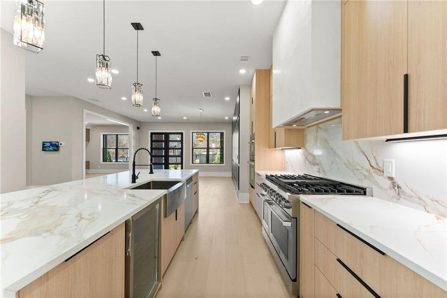 Furnished interior view inside a new home in , Hoschton (Image 10).