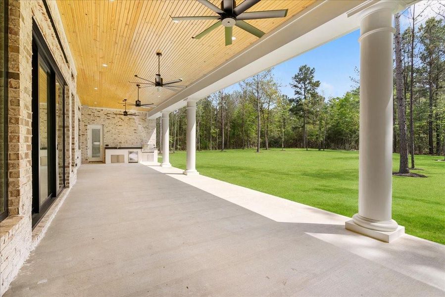 Exterior details and patio area of a home in , Montgomery (Image 29).