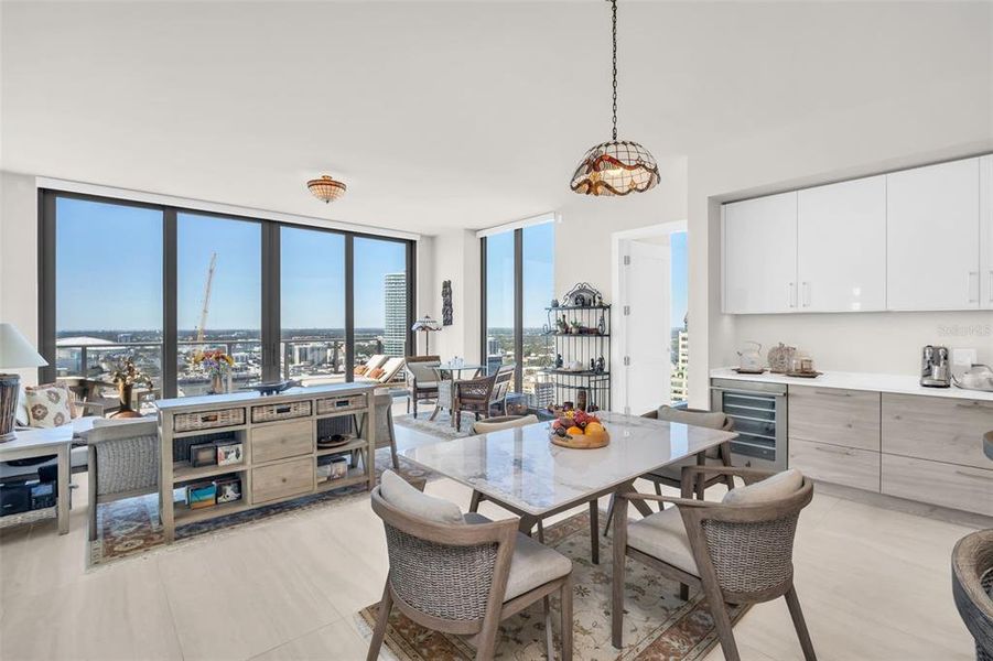 Furnished interior view inside a new home in , St. Petersburg (Image 34).