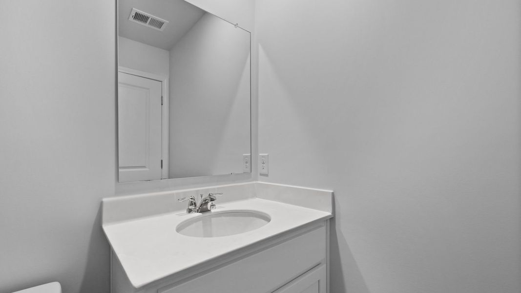 Representative furnished interior of a home built from the ARCHER-EXP by D.R. Horton in Lakeview at Kitfield, Moncks Corner (Image 13).