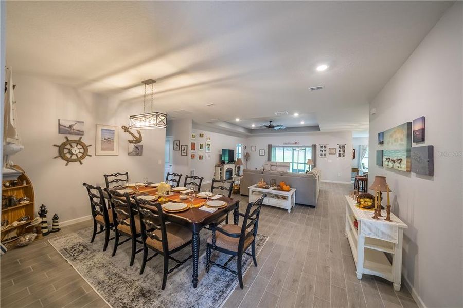 Furnished interior view inside a new home in Grand Park North, Dunnellon (Image 15).