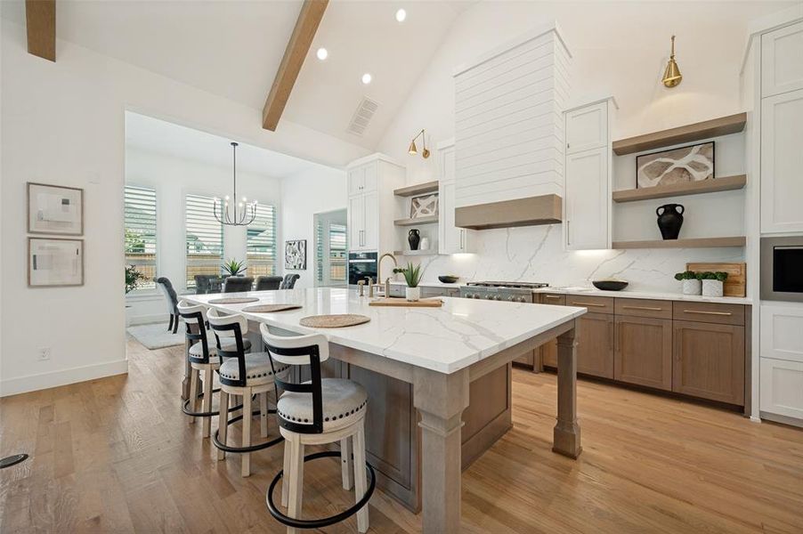Furnished interior view inside a new home in , Prosper (Image 22).