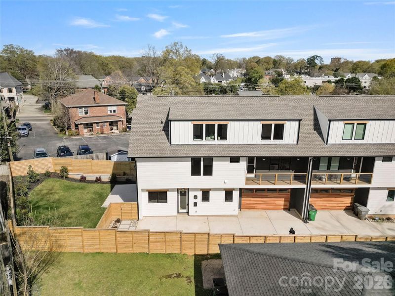 Exterior details and patio area of a home in , Charlotte (Image 24).