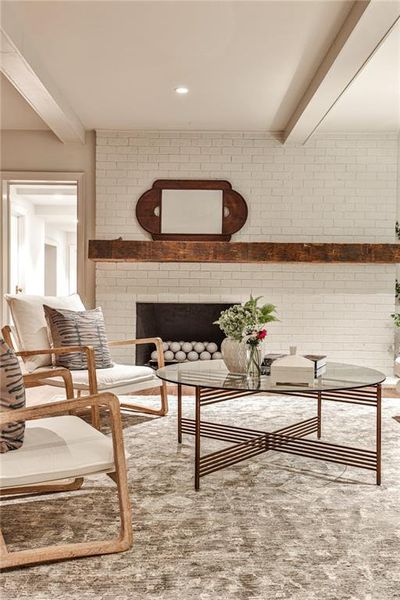 Furnished interior view inside a new home in , Atlanta (Image 37).