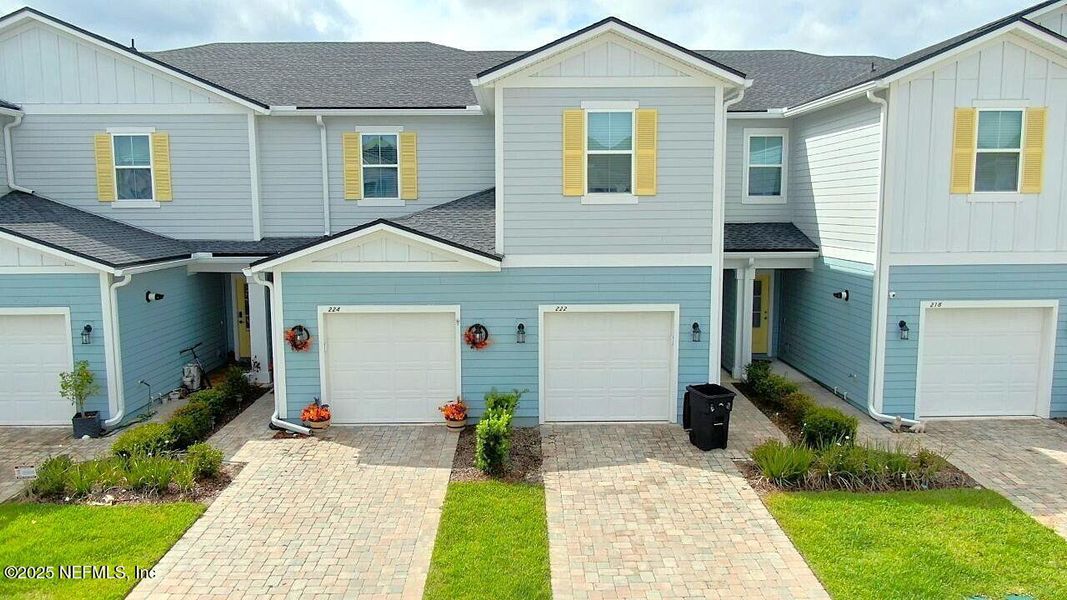 Front exterior of a new home in , Jacksonville, FL, highlighting curb appeal (Image 21).