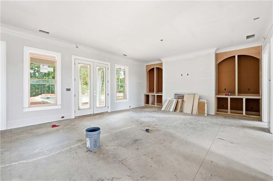 In-progress construction of a new home in , Marietta, GA (Image 22).