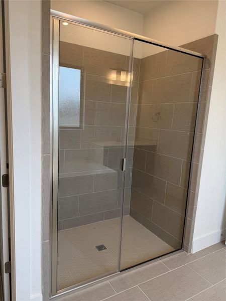 Walk-in shower in Primary Bath