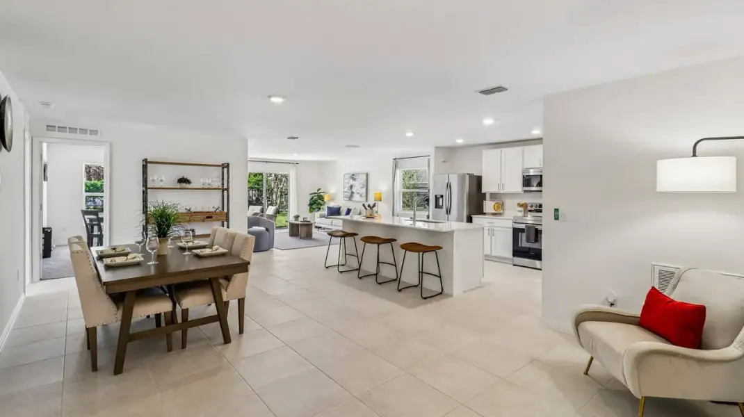 Representative furnished interior of a home built from the Marigold by Maronda Homes in Palm Bay, Palm Bay (Image 7).