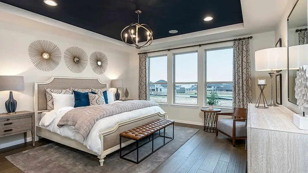 Furnished interior view inside a new home in Parkside on the River, Georgetown (Image 4).