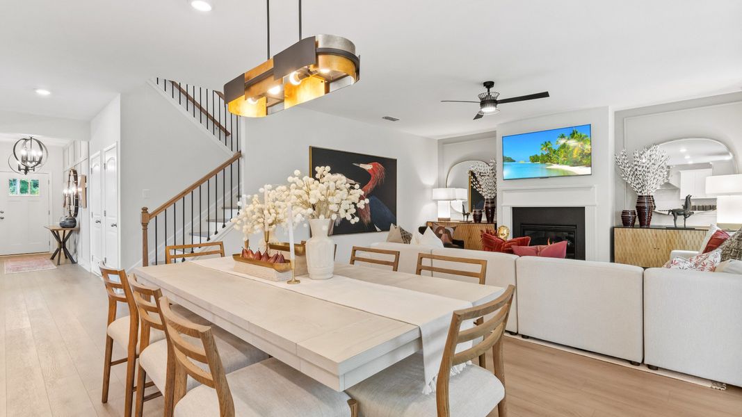 Representative furnished interior of a home built from the Wynwood by DRB Homes in Everson Pointe, Snellville (Image 15).