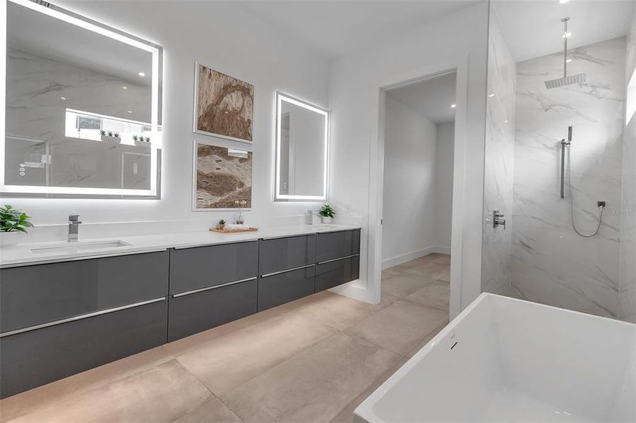 Furnished interior view inside a new home in , Sarasota (Image 7).