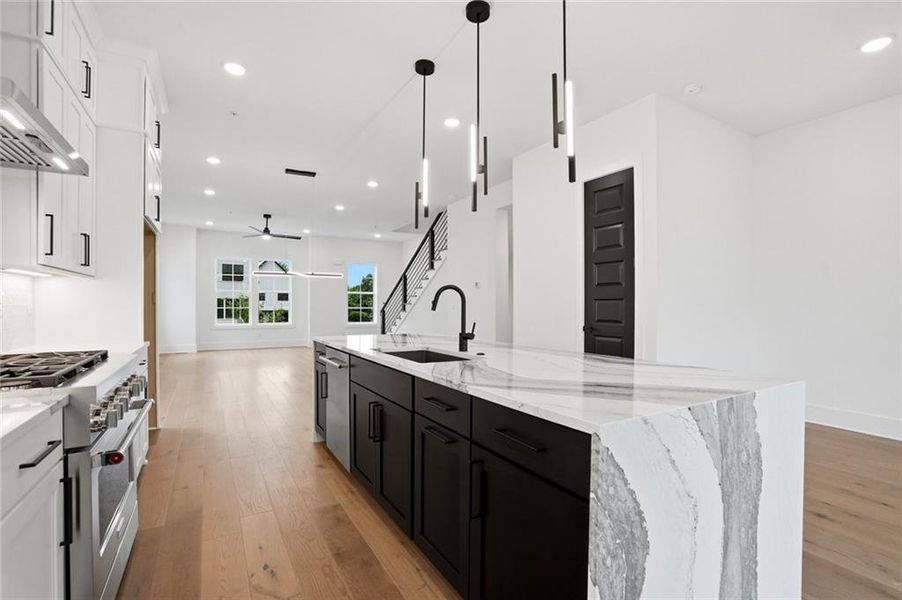 Furnished interior view inside a new home in , Alpharetta (Image 12). Furnished interior view inside a new home in , Alpharetta (Image 12).