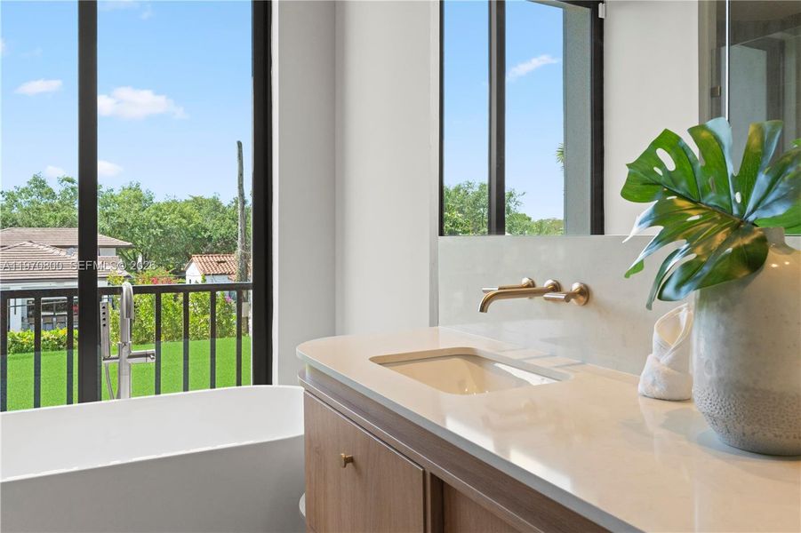 Close-up of interior finishes inside a home in , Miami (Image 21).