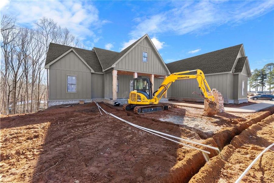 In-progress construction of a new home in , Gainesville, GA (Image 16). In-progress construction of a new home in , Gainesville, GA (Image 16).