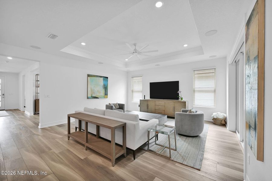 Furnished interior view inside a new home in , Jacksonville (Image 38).