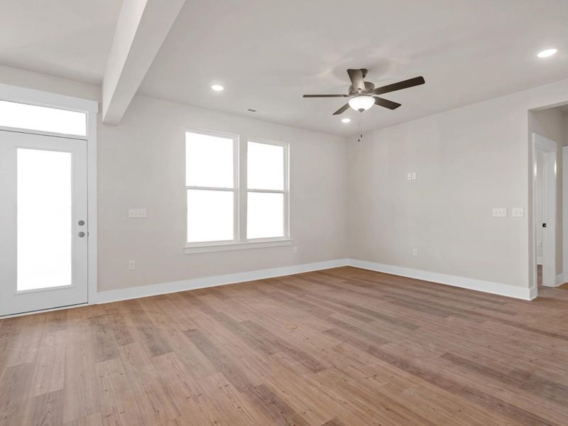 Spacious, unfurnished interior of a new home in Calista Farms, White House (Image 13). Spacious, unfurnished interior of a new home in Calista Farms, White House (Image 13).