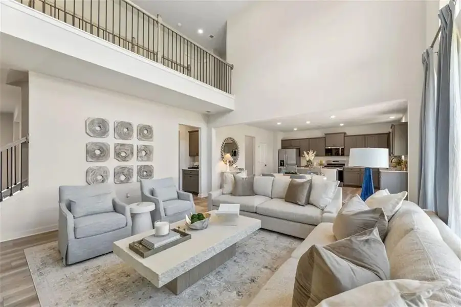Furnished interior view inside a new home in Echo Grove, Cumming (Image 8).