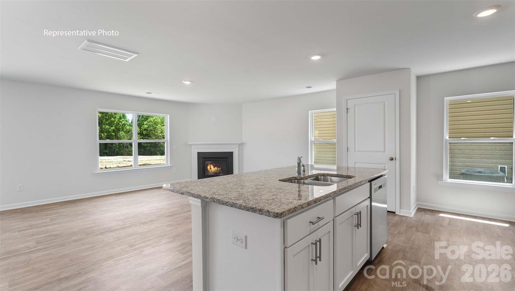 Furnished interior view inside a new home in Clark Creek Landing, Lincolnton (Image 8).