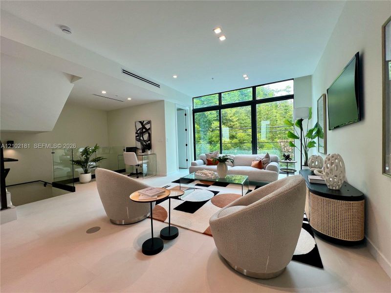 Furnished interior view inside a new home in , Miami (Image 5).