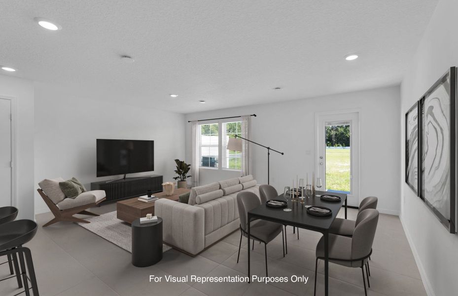 Furnished interior view inside a new home in Normandy Pines, Jacksonville (Image 6). Furnished interior view inside a new home in Normandy Pines, Jacksonville (Image 6).