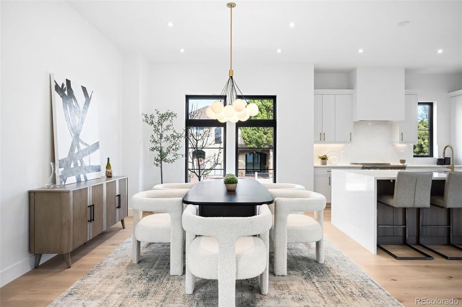 Furnished interior view inside a new home in , Denver (Image 13).