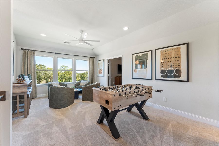 Furnished interior view inside a new home in Walton Ridge, Corinth (Image 28).