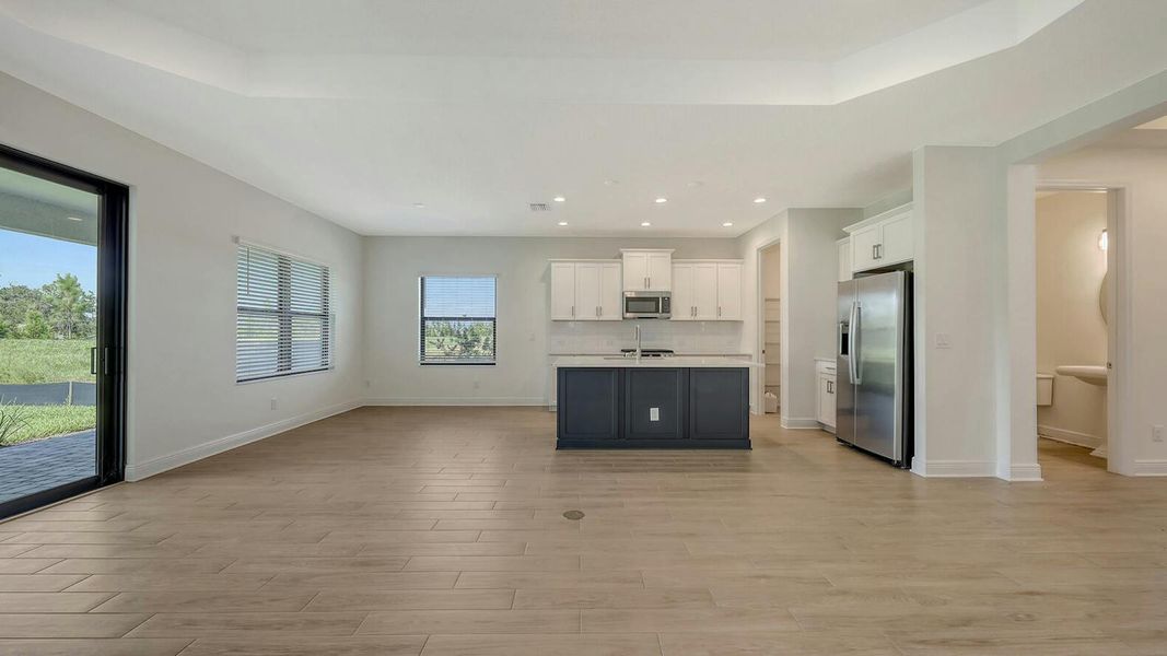 Spacious, unfurnished interior of a new home in Palm Grove Real Estate and Homes for Sale in Lakewood Ranch, FL - Neal Communities, Lakewood Ranch (Image 45).