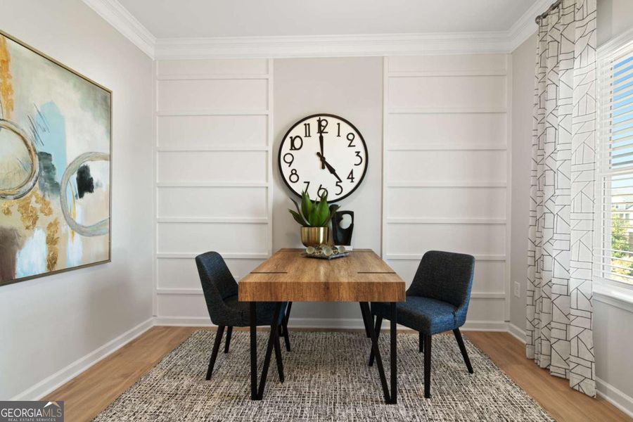 Furnished interior view inside a new home in Bryson Farms, Byron (Image 2). Furnished interior view inside a new home in Bryson Farms, Byron (Image 2).