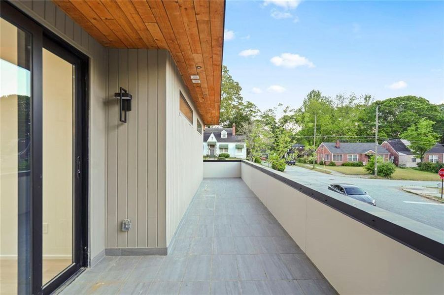 Exterior details and patio area of a home in , Atlanta (Image 4).