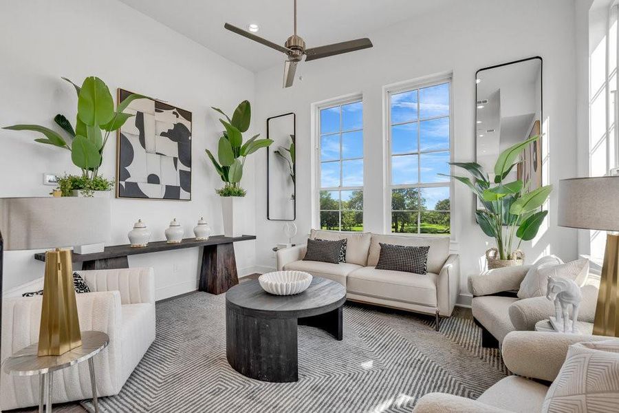 Furnished interior view inside a new home in Downtown Round Rock – The Depot, Round Rock (Image 8).
