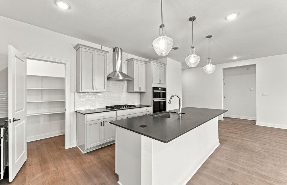 Furnished interior view inside a new home in Saddleback at Santa Rita Ranch, Liberty Hill (Image 13).