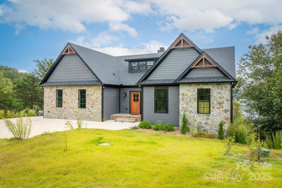 Front exterior of a new home in , Nebo, NC, highlighting curb appeal (Image 26).