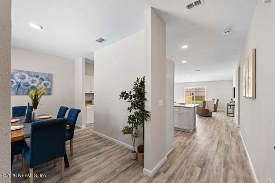 Furnished interior view inside a new home in , Jacksonville (Image 8).