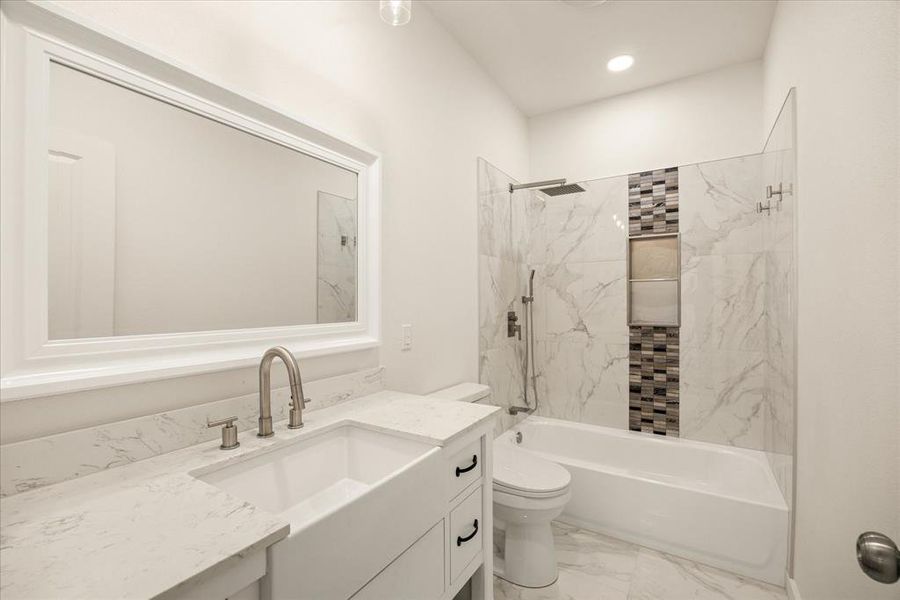 Furnished interior view inside a new home in , Bluff Dale (Image 10).