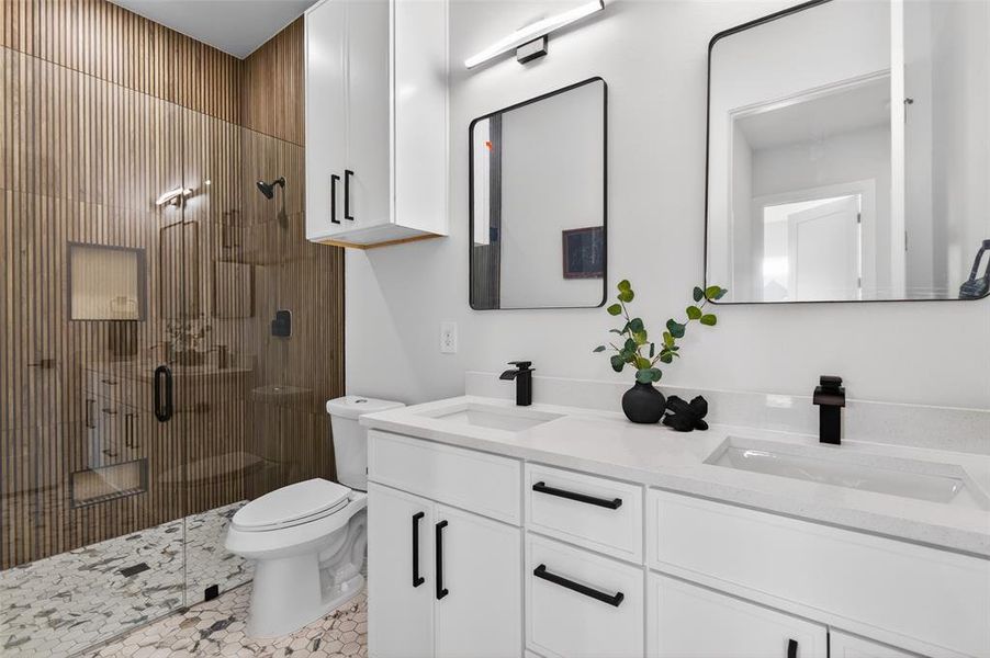 Furnished interior view inside a new home in , Forney (Image 18).