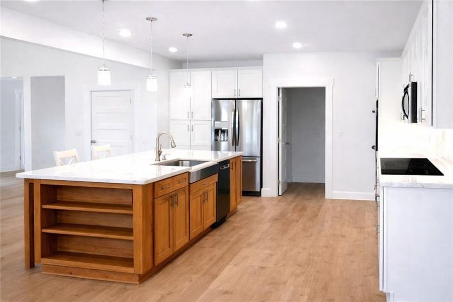 Furnished interior view inside a new home in , Cleveland (Image 5).