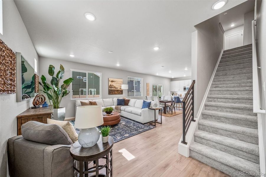 Furnished interior view inside a new home in , Aurora (Image 5).