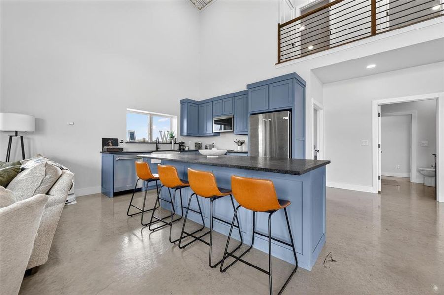 Furnished interior view inside a new home in , Ponder (Image 7).