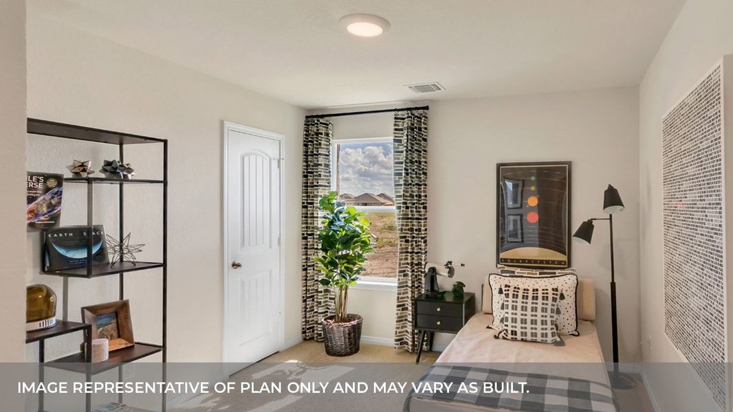 Furnished interior view inside a new home in Bar W Ranch, Leander (Image 11).
