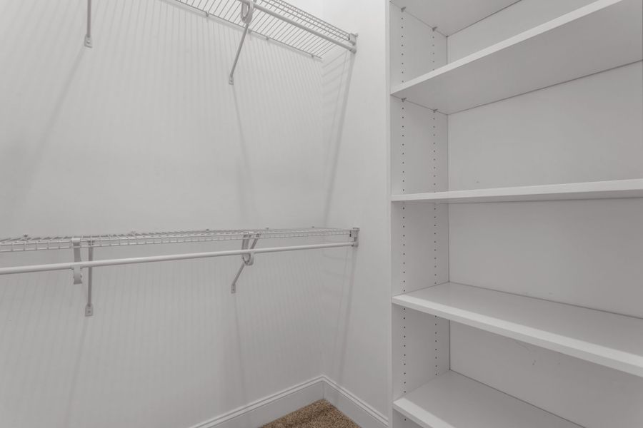 Representative unfurnished interior of a home built from the Fairfield Lux by Keystone Homes NC in Weybridge, Burlington (Image 44).