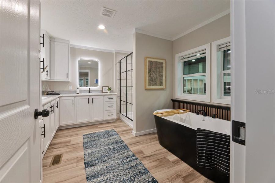 Furnished interior view inside a new home in , Okeechobee (Image 10).